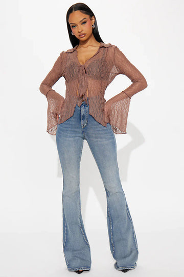 Tall Gemma Sculpting Stretch Flare Jeans - Vintage Wash