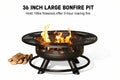 Fire Pit with 2 Cooking Grills