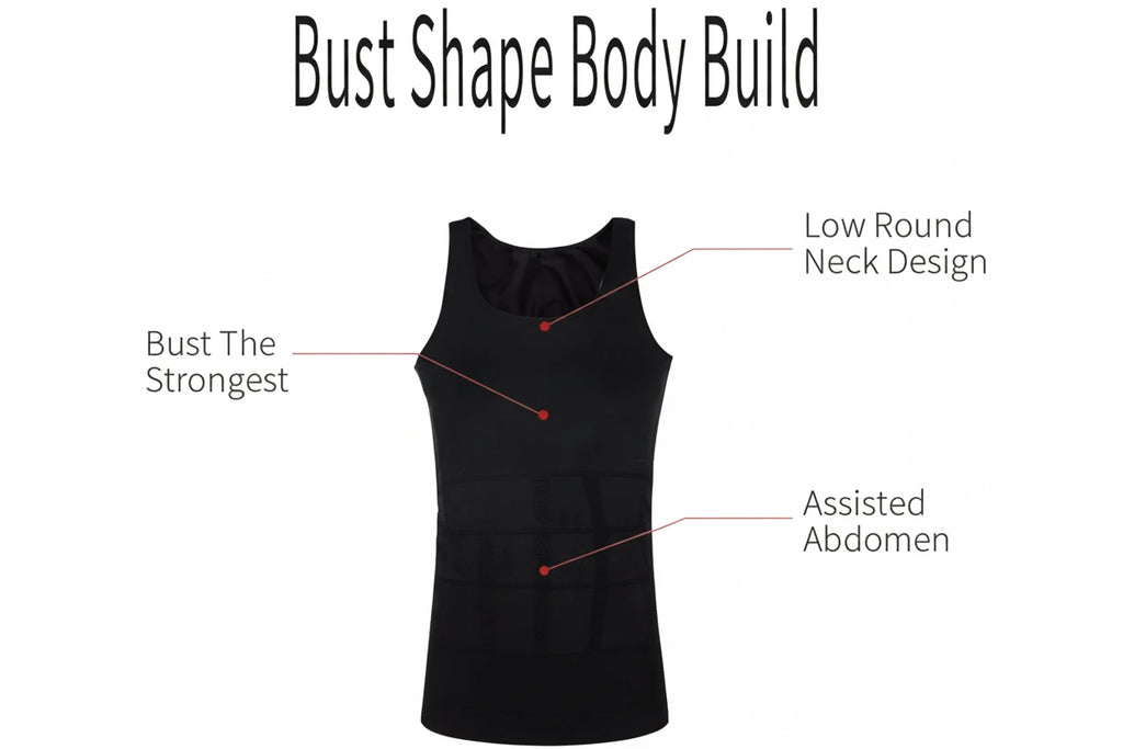 SlimFit Body Shaper for Men – Instant Shape + Posture Support