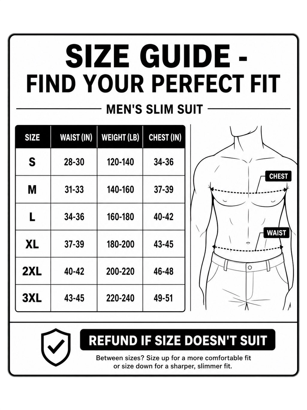 SlimFit Body Shaper for Men – Instant Shape + Posture Support