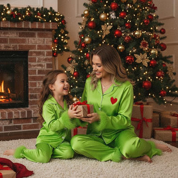 Mommy and Me Pajamas Christmas Family Matching Sleepwear