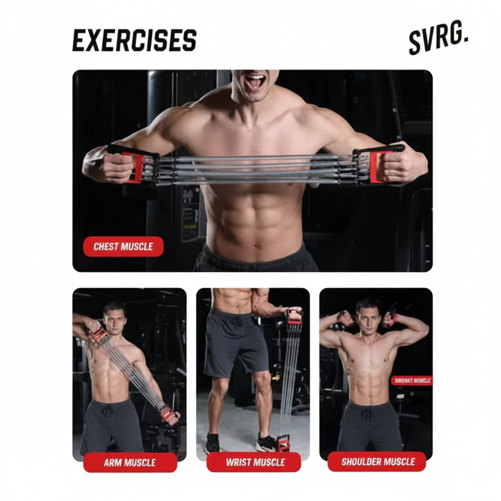 Body-Building Spring Chest Expander