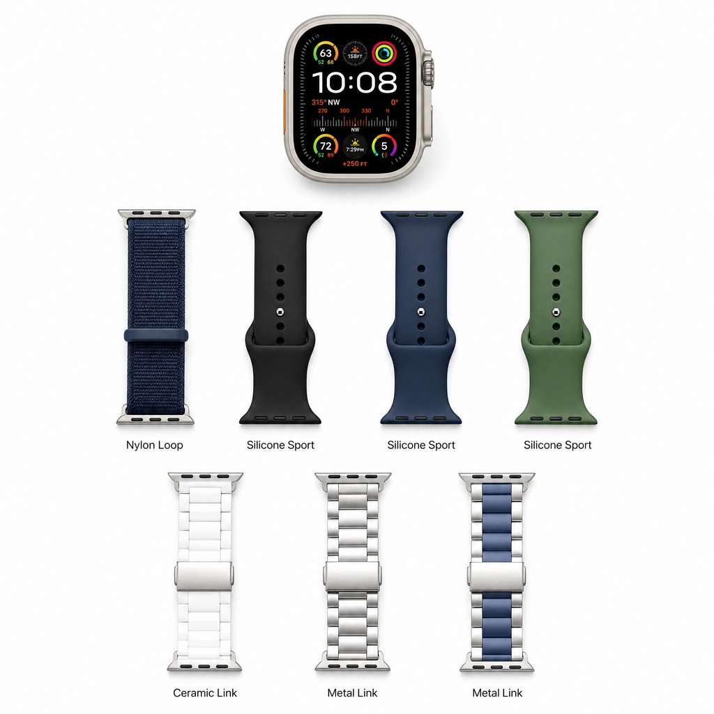 ULTRA 2 SMART WATCH + 7 FREE BANDS