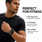 ULTRA 2 SMART WATCH + 7 FREE BANDS